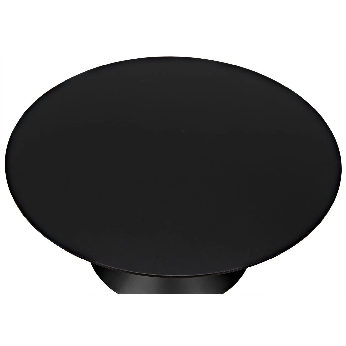 Zasa Side Table, Black Steel