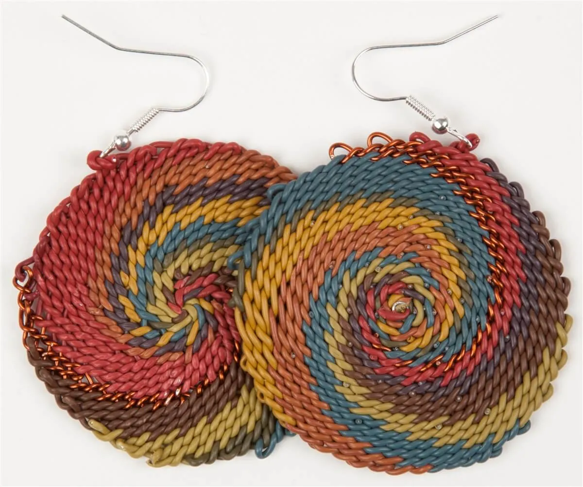 Zulu Telephone Wire Earrings