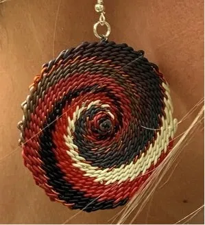 Zulu Telephone Wire Earrings