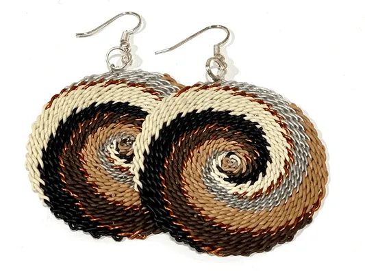 Zulu Telephone Wire Earrings